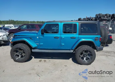 2019 Jeep Wrangler Unlimited Sahara 4X4 from USA, damaged, VIN 1C4HJXEN7KW619921